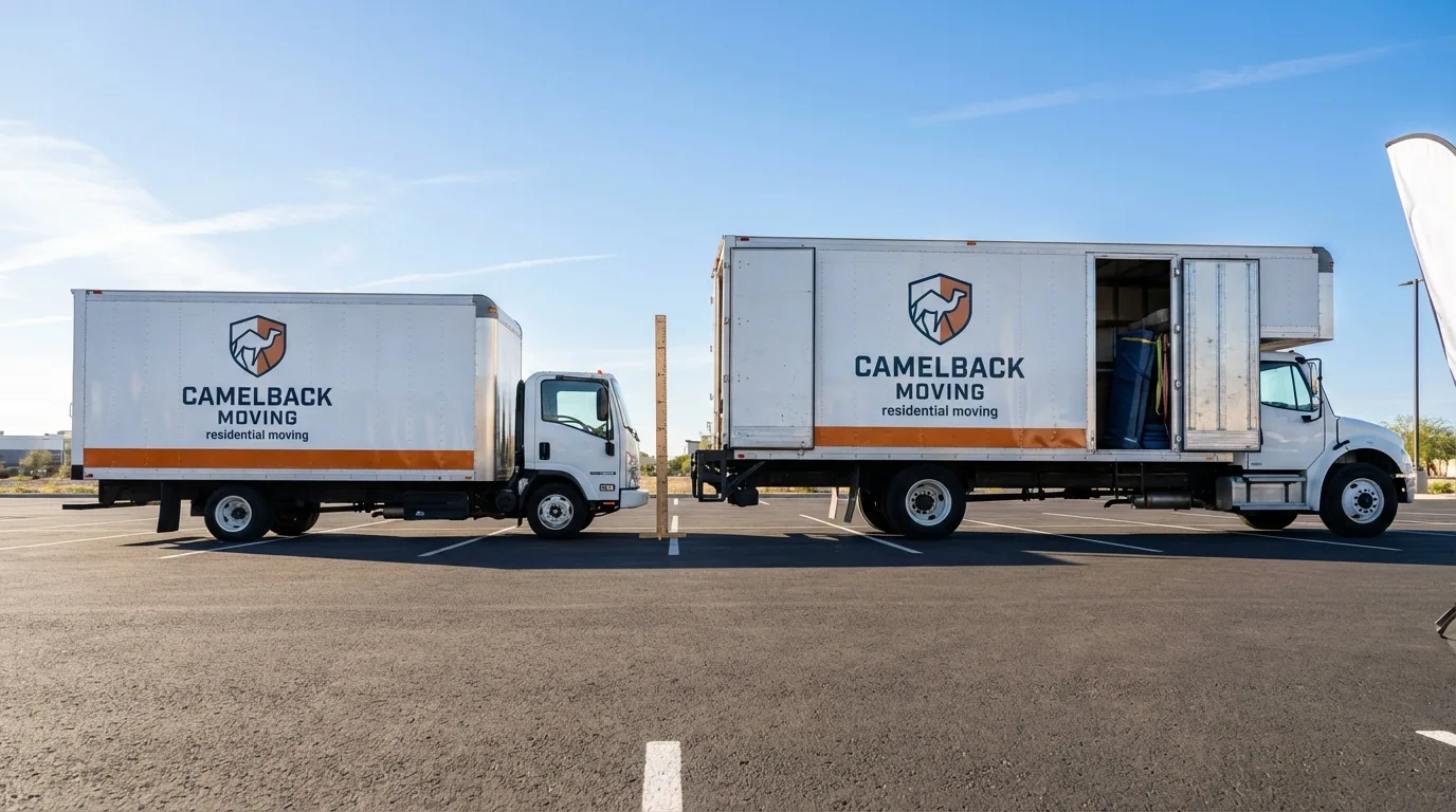 Moving truck size capacity guide in Mount Vernon